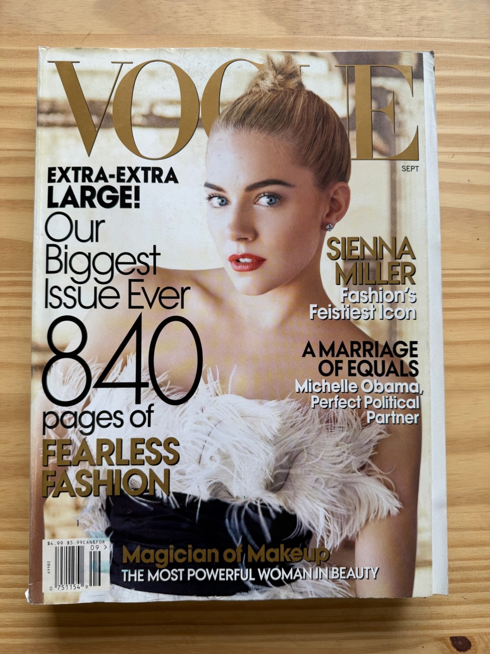 Vogue September 2007 Issue #9 Sienna Miller Cover Fashion Illustrated